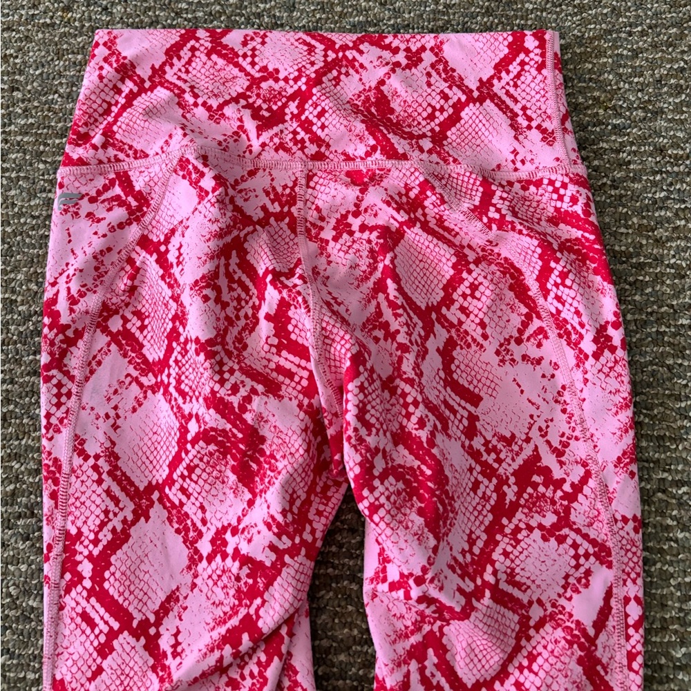 Fabletics Power Hold Legging Snakeprint Leggings Sz M